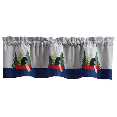 Boundary Waters Appliqued Valance 14